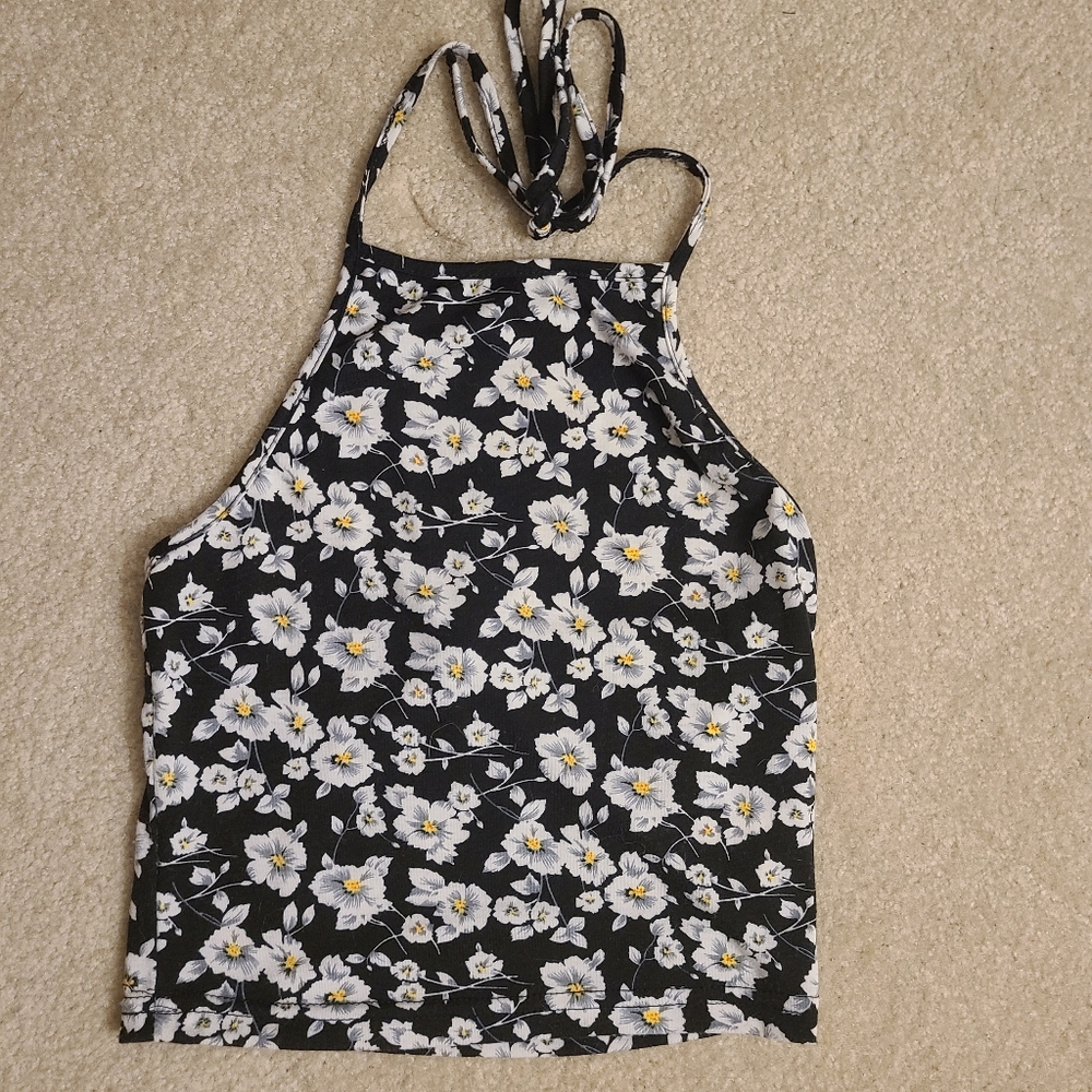 Floral crop top
